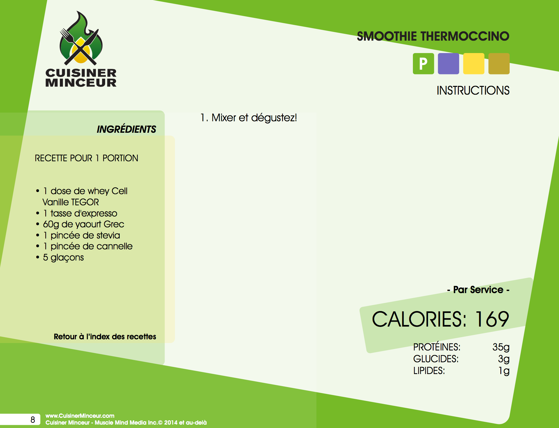 Smoothie thermocino Recette Smoothie thermocino
